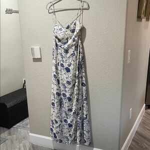 Abercrombie & Fitch Blue Floral Maxi Dress